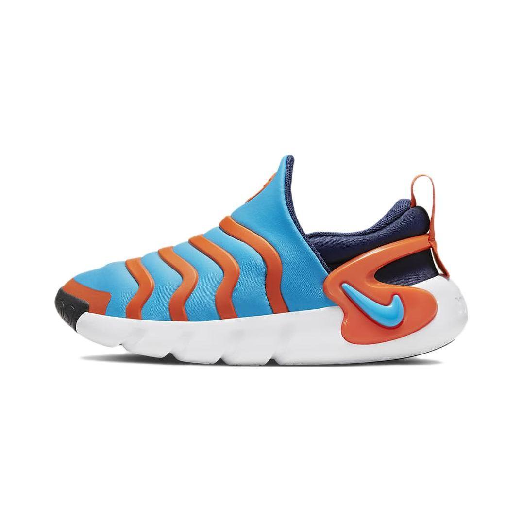 Детские кроссовки Nike Dynamo Go PS Laser Blue Safety Orange Midnight, темно-синие, белые DH3437-403 35 blue