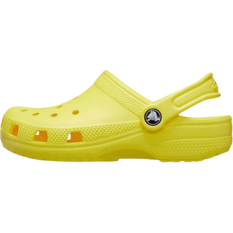 Crocs Classic Clog Нескользящие Износостойкие Низкие Детские Сандалии Желтые Детские 32-33 жёлтый