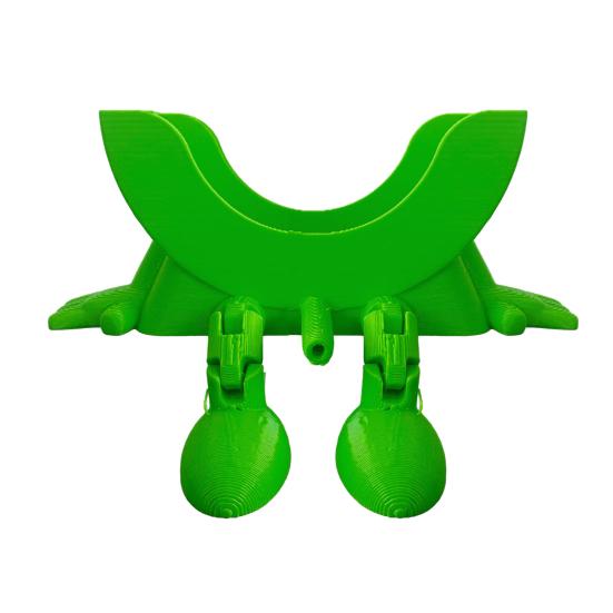 Подставка для губок, напечатанная на 3D-принтере, с дренажным отверстием, для ванной, кухни, раковины, столешницы, с шарнирными ножками, многофункциональный органайзер для губок. M зелёный Honwei