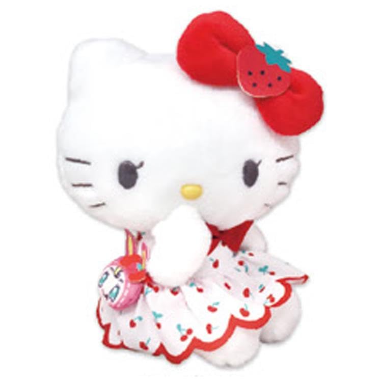 Naitou Design Mezzo Piano x Hello Kitty Плюшевая сидячая игрушка, подходит для детей от 6 лет, Высота ок.. 22см, white MIYAKO