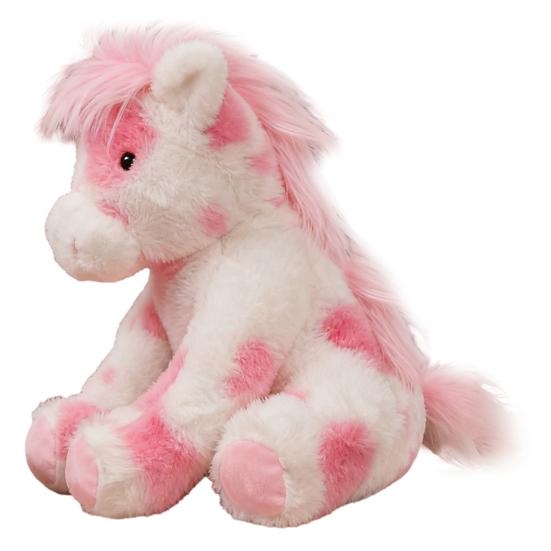 Плюшевая игрушка My Little Pony Мягкая пушистая мягкая игрушка с большими яркими глазами Реалистичная милая кукла-пони для детей и взрослых 25cm pink piaokangguan