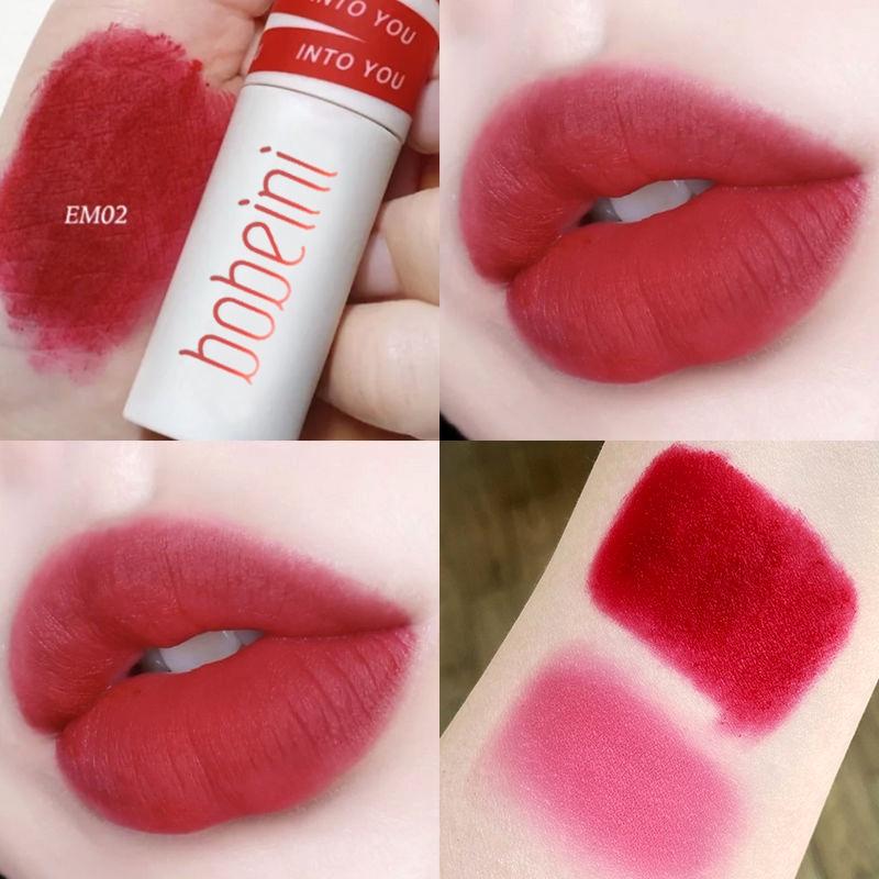 Бархатный матовый туман Air Lip Glaze Натуральное отбеливание Увлажнение и увлажнение Грязь для губ Водонепроницаемая помада Блеск для губ с антипригарным покрытием Женский макияж white DYL
