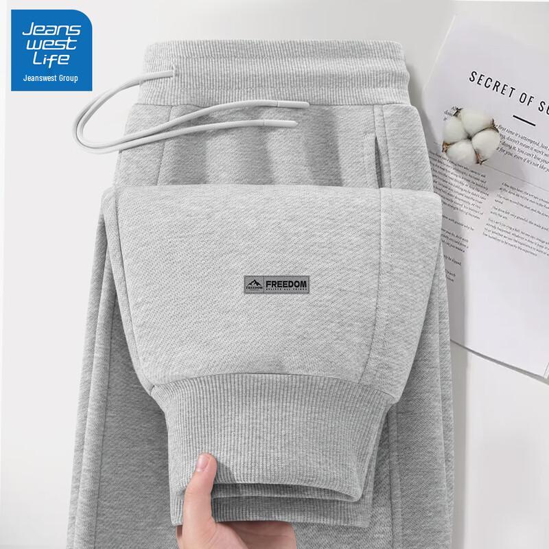 JEANSWEST LIFE Мужские брюки-джоггеры на весну/осень L gray JDST online