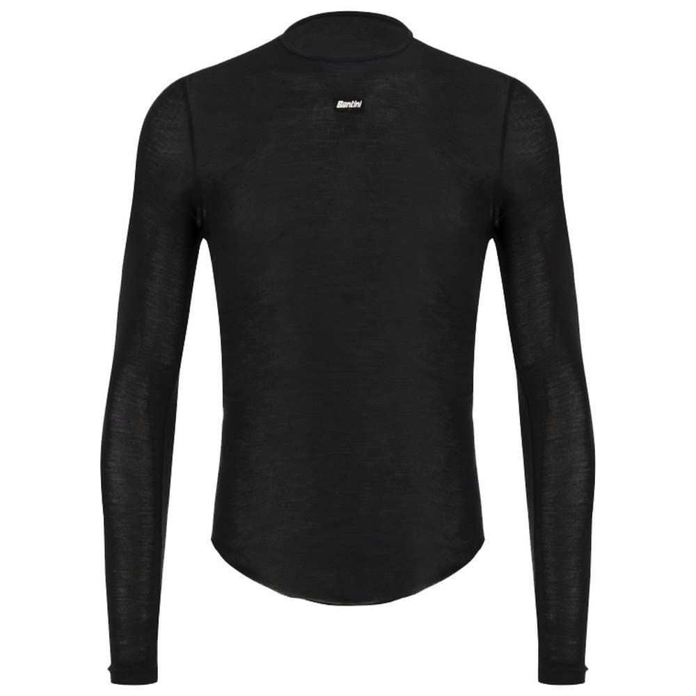 Santini Primaloft Базовый слой с длинным рукавом, Черный black Omi Japan Products