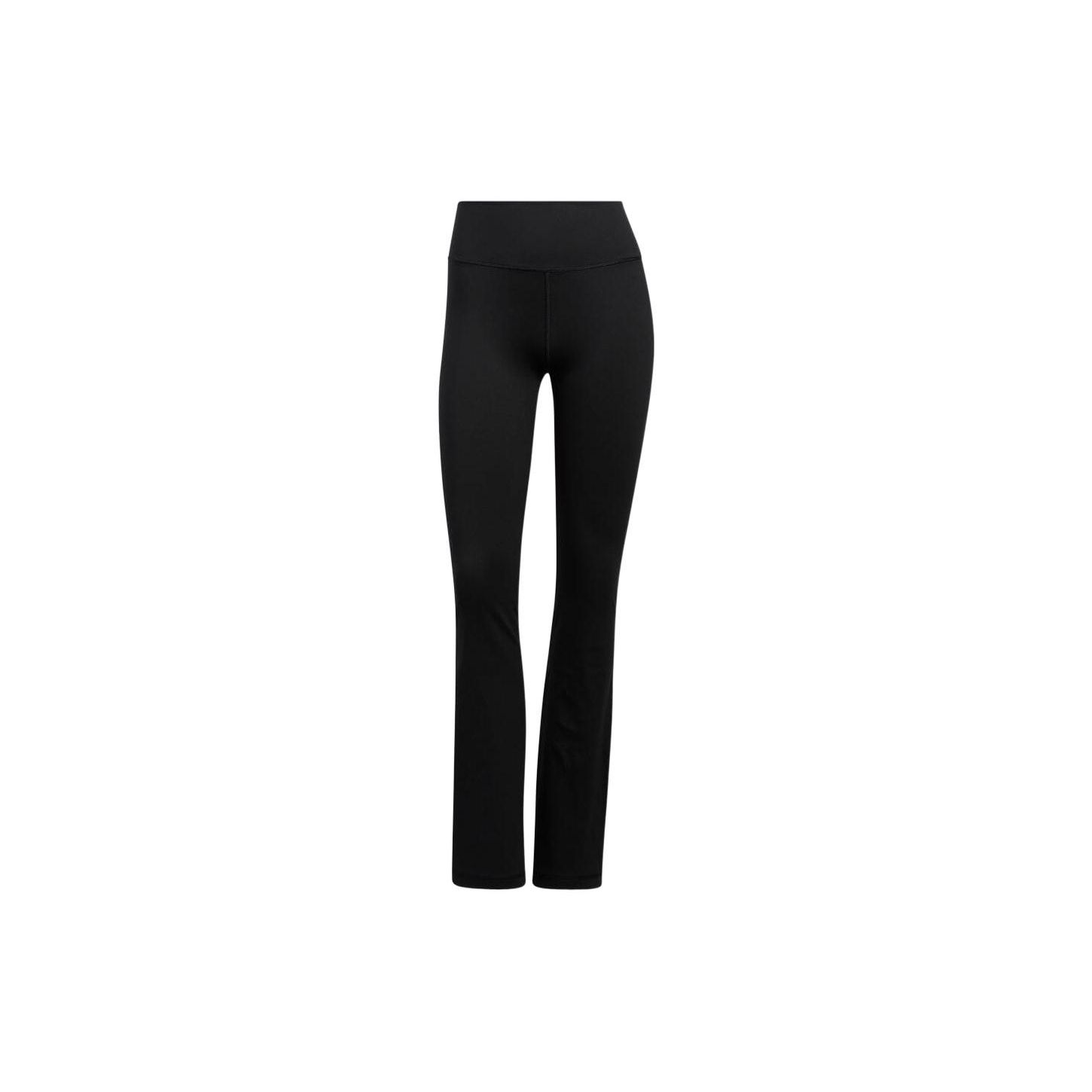 Adidas Однотонные леггинсы для йоги с логотипом, женские плавки, черные H64194 XL black