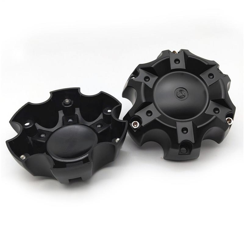 LG0805-10 WX04-135/139.7-6H S712-1 5.5  6 Lug Wheel Rim Center Hub Cover Cap Trim Fit for BALLISTIC Matte Black Plastic 2Pcs black z-topsasd