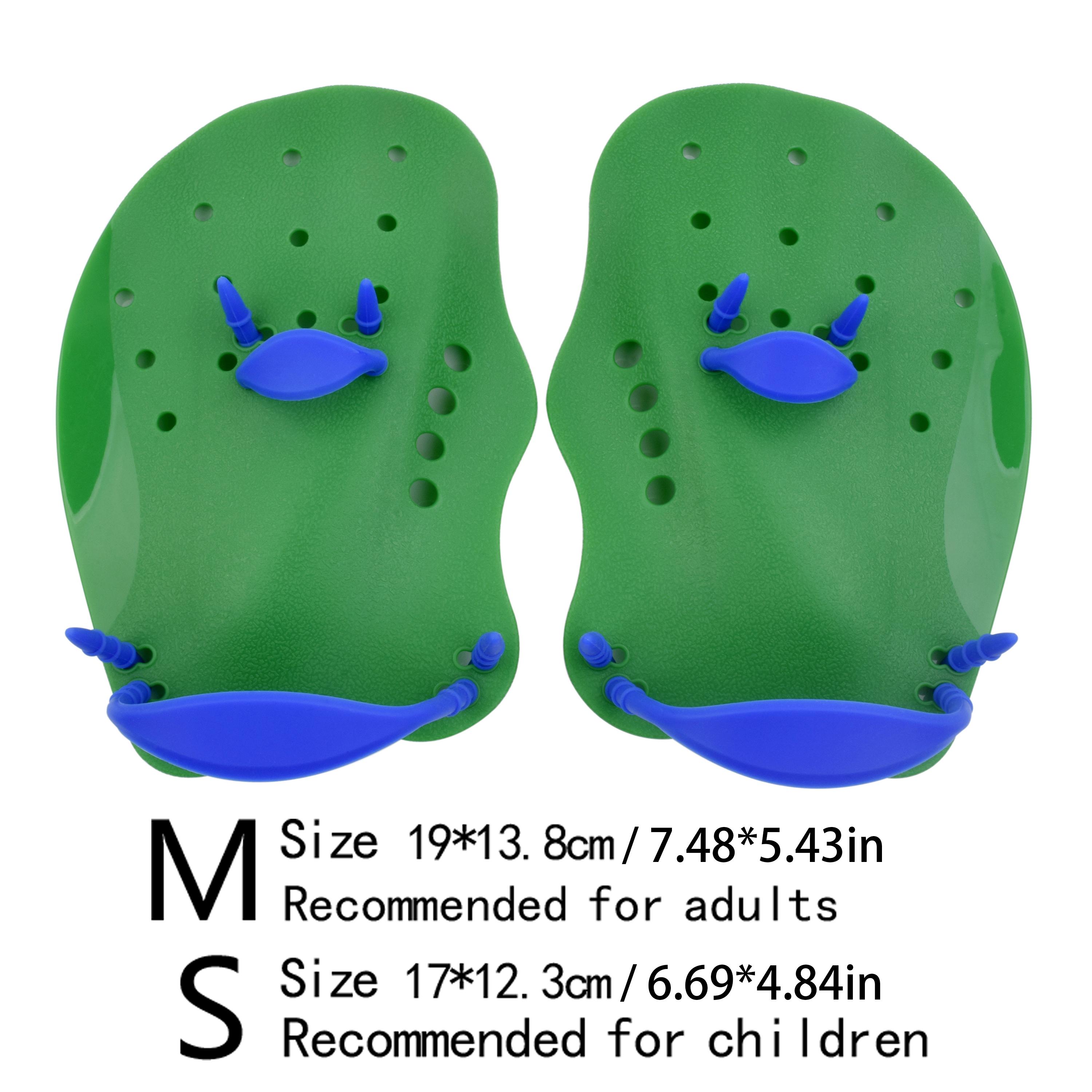 Черные ласты для плавания Paddling Palm для взрослых Freestyle Paddling Training Fins Professional Swimming Equipment Palm M зелёный Love Home Garden
