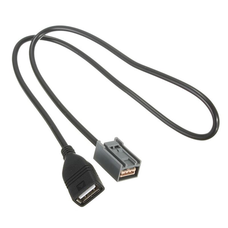 USB-кабель-адаптер Aux 2008 г. и далее для Civic Jazz/Cr-V Accord/Cr-Z 09-13 Mp3 gray Storage hole
