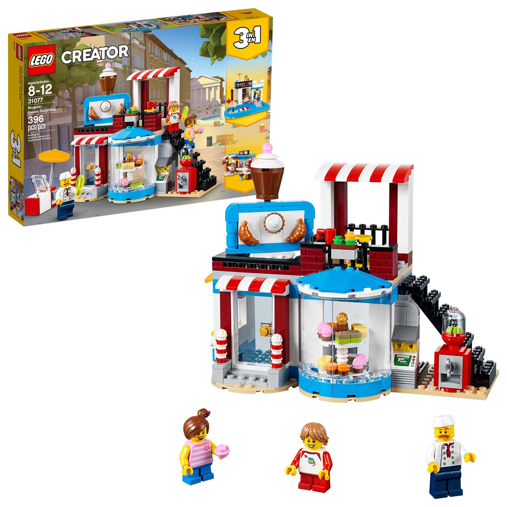 LEGO Creator 3-в-1 Модульный Сладкий Сюрприз 31077 Набор для сборки, 396 деталей blue Omi Japan Products