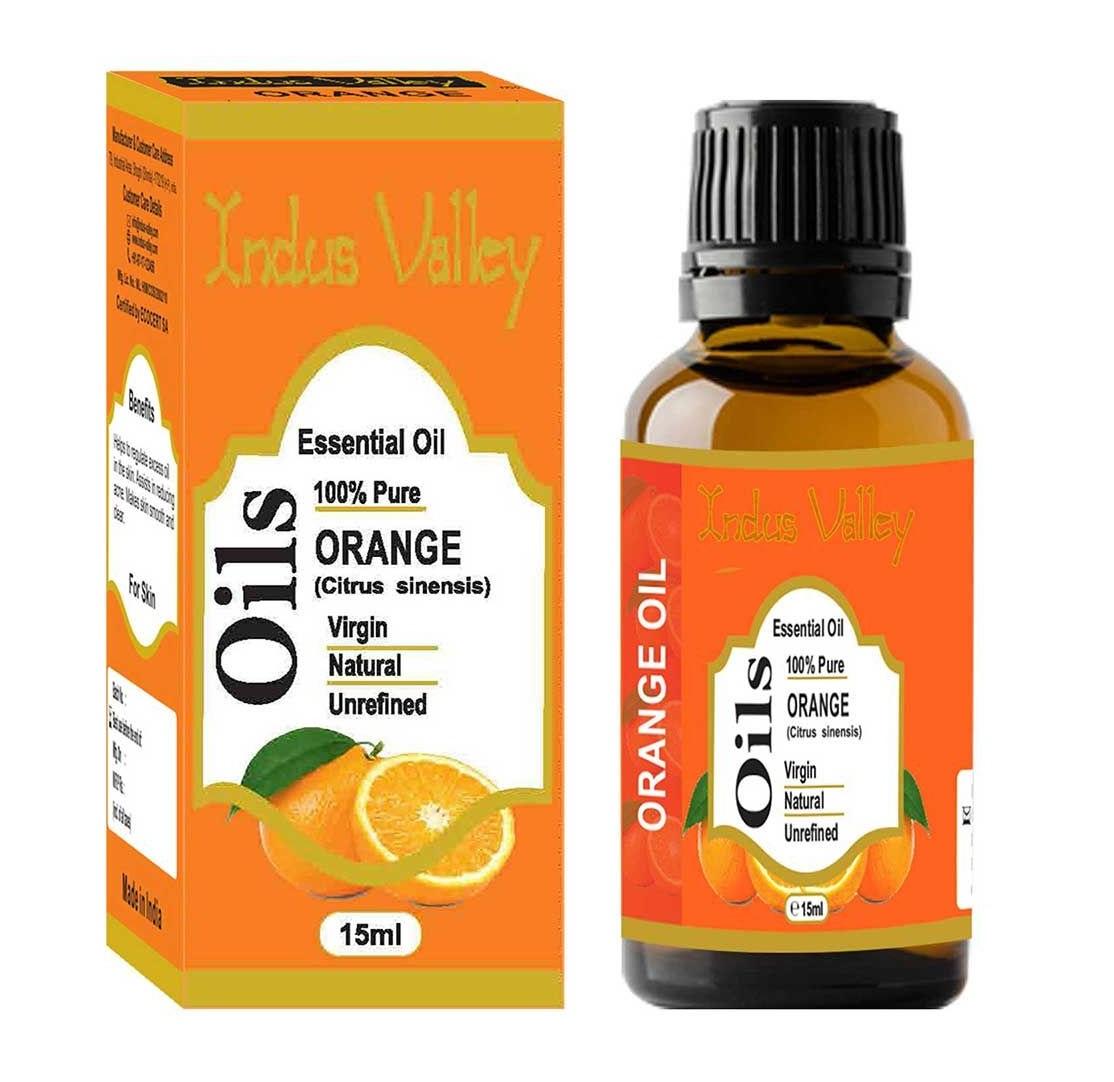 Эфирное масло Апельсина (15 мл), Orange Essential Oil,  Indus Valley 14.953125 black
