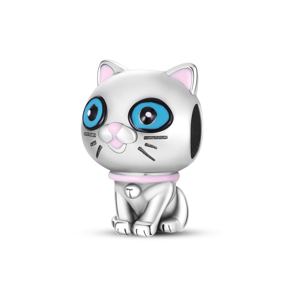 Посеребренные Подвески Земля Камера Сглаз Руки Подвески Подходят к Оригинальному Браслету Изготовление Украшений Подарок Женщине white Annier