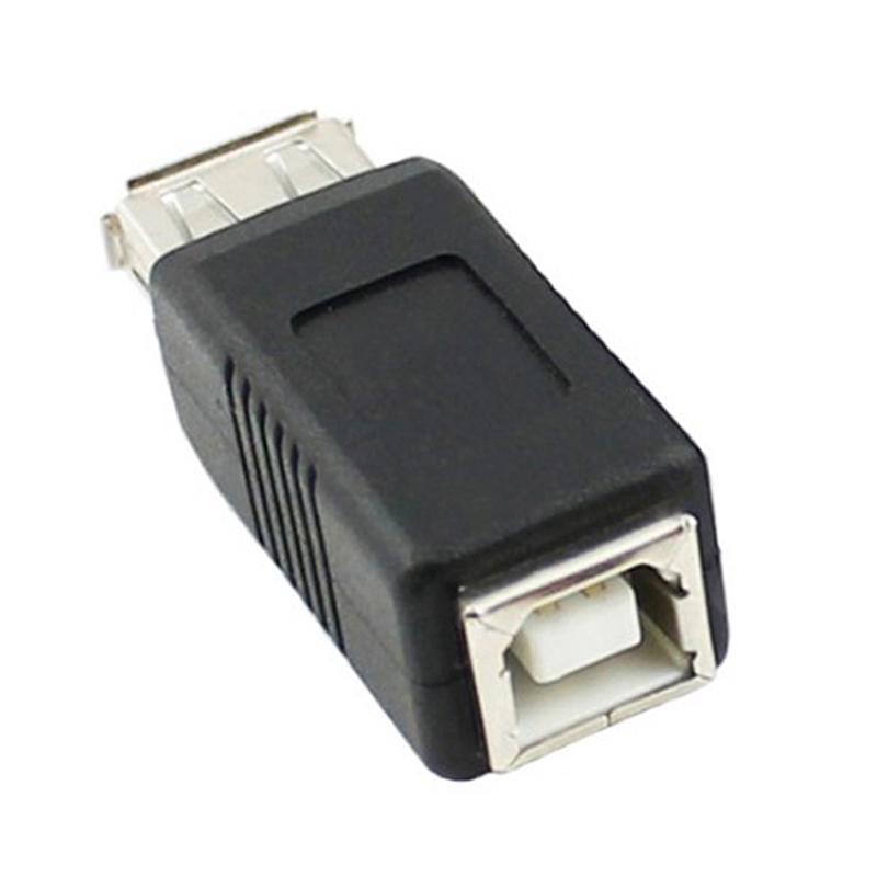 Usb Type A Female To Printer Scanner Type B Female Адаптер Адаптер Конвертер black That Yellow