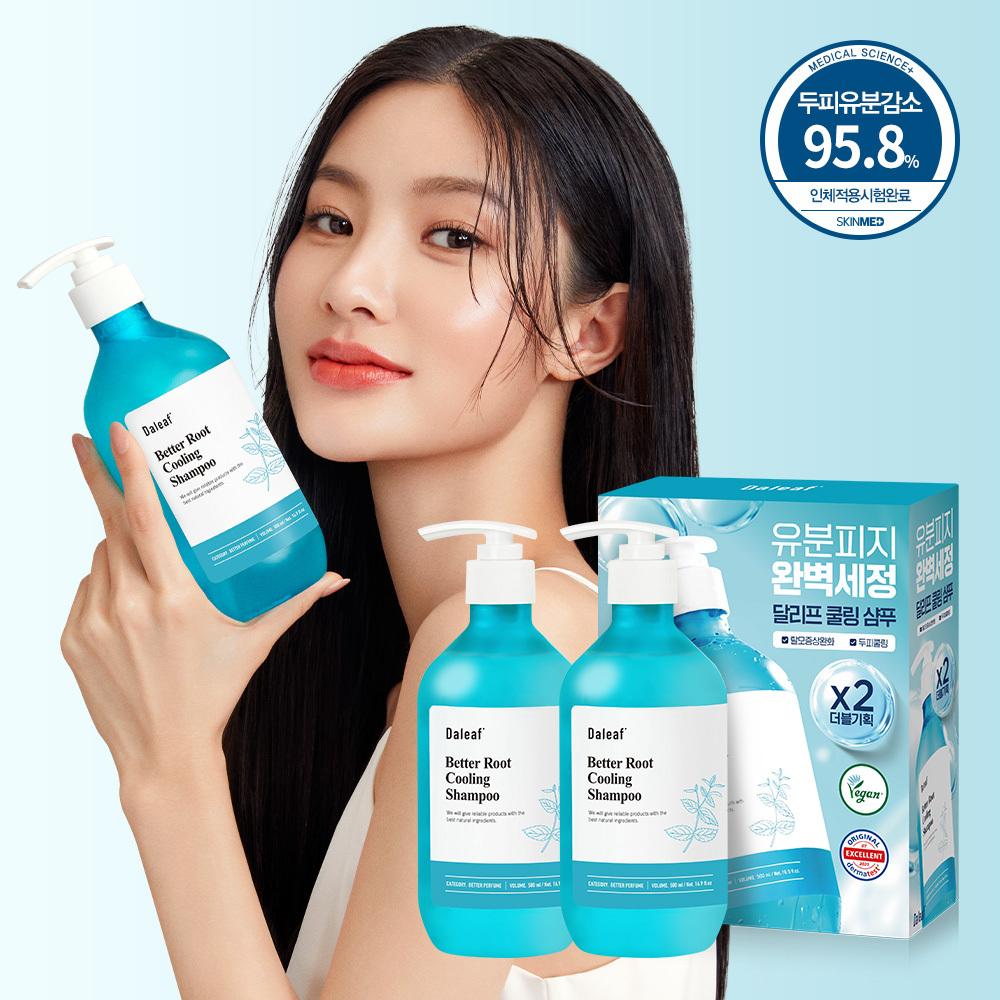 Dalif Apple Mint Охлаждающий шампунь Double Plan (500мл+500мл) 500ml1+1 plan black BeautyGlam