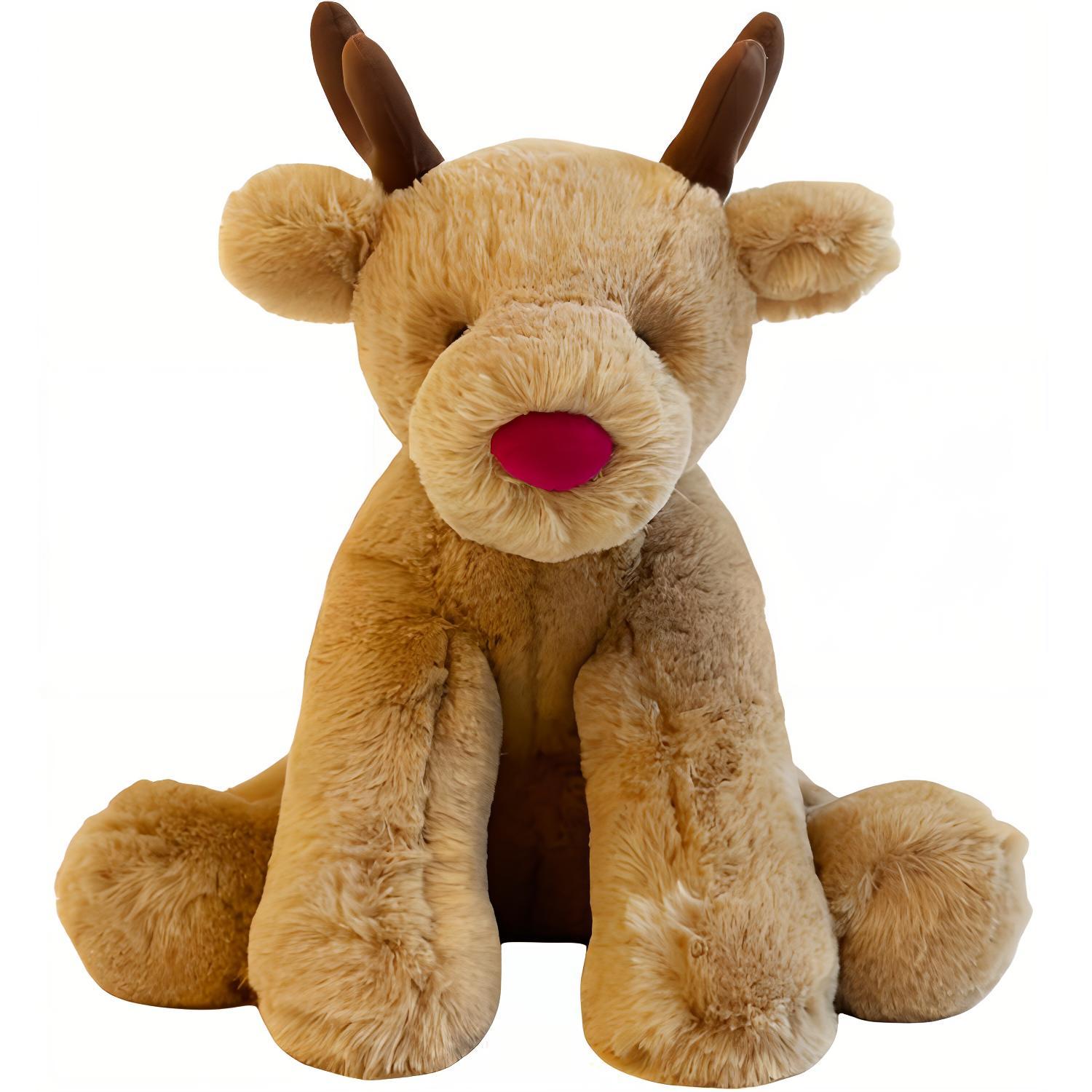 JELLYCAT Рождественская Серия Роми Олень Куклы Плюшевая Кукла Высота 20 см В Сидячем Положении beige