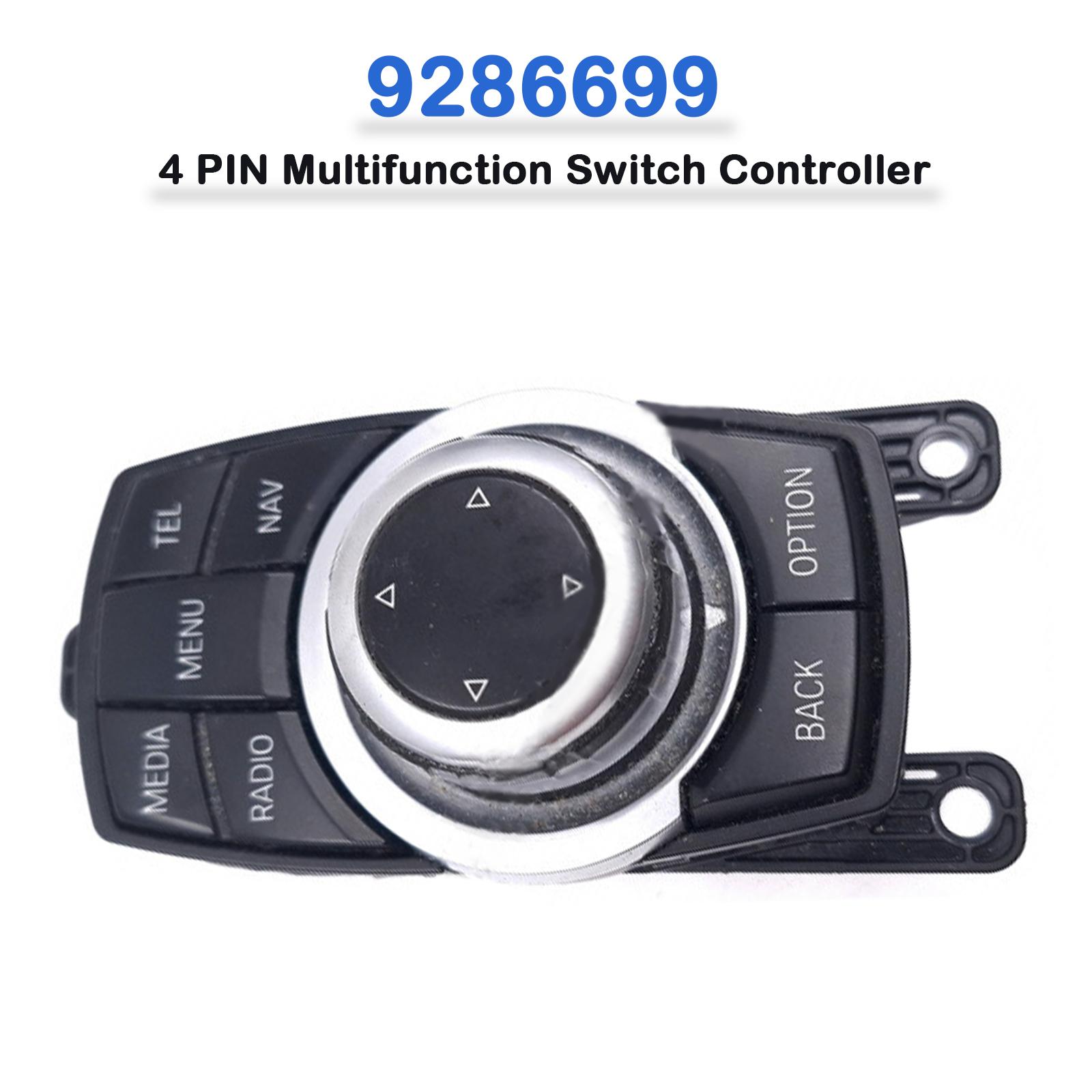 4 PIN Multifunction Switch Controller 9286699 for BMW F10 F11 F20 F21 F30 black Artudatech