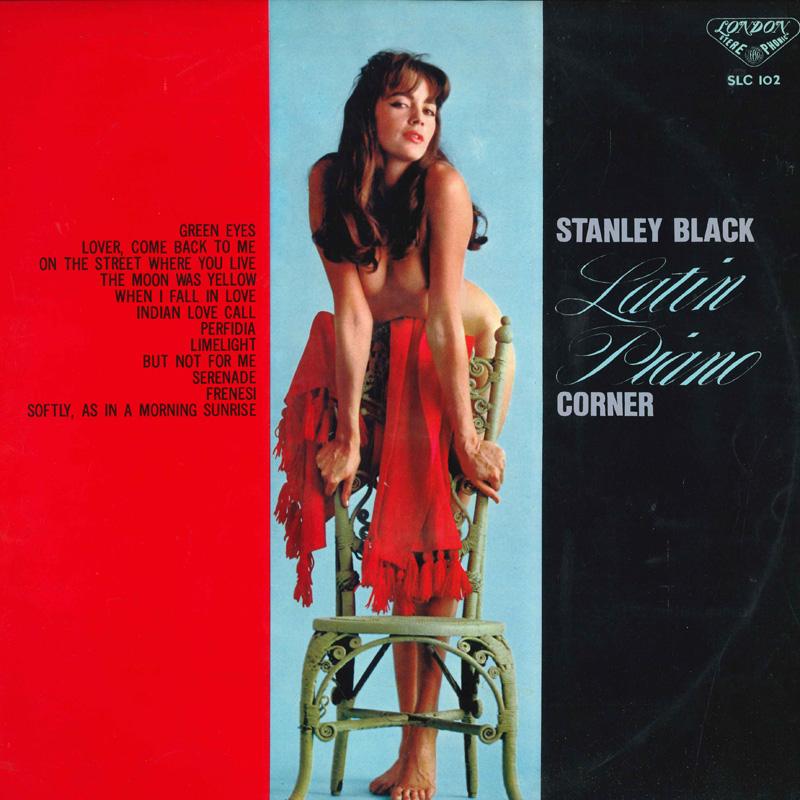 Виниловая пластинка STANLEY BLACK HIS PIANO LATINAM Stanley Black Latin Piano Corner St SLC102 LONDON 1964 Япония Латинская б/у black RecordCityJP