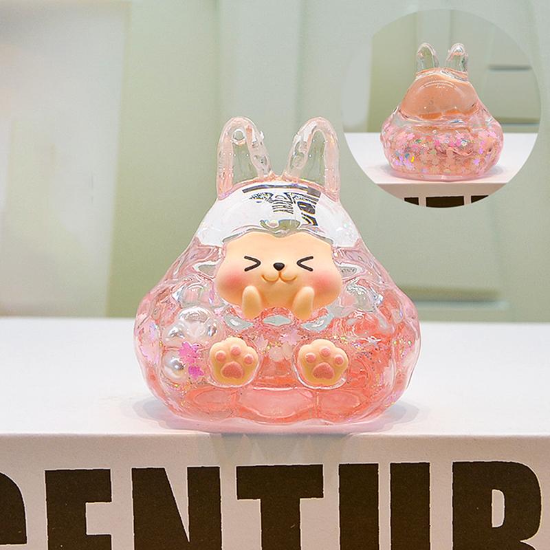 Kawaii Mini Classic Resin Crafts Trendy Creative Doll Toy Настольные украшения Миниатюрные фигурки Украшения для дома Подарки розовый Drawing Room