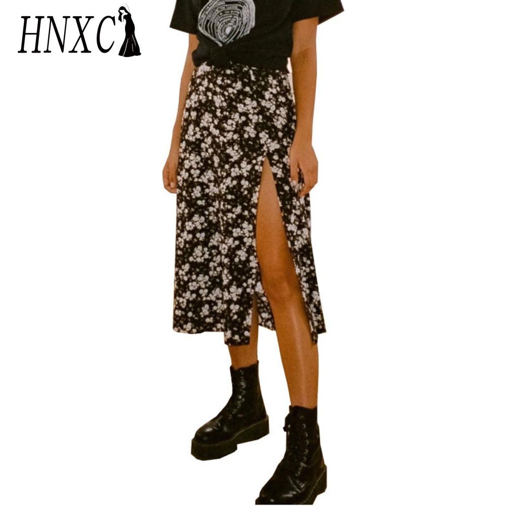 HNXC Женская Модная Повседневная Летняя Весенняя Юбка S black HNXC TOP Clothing