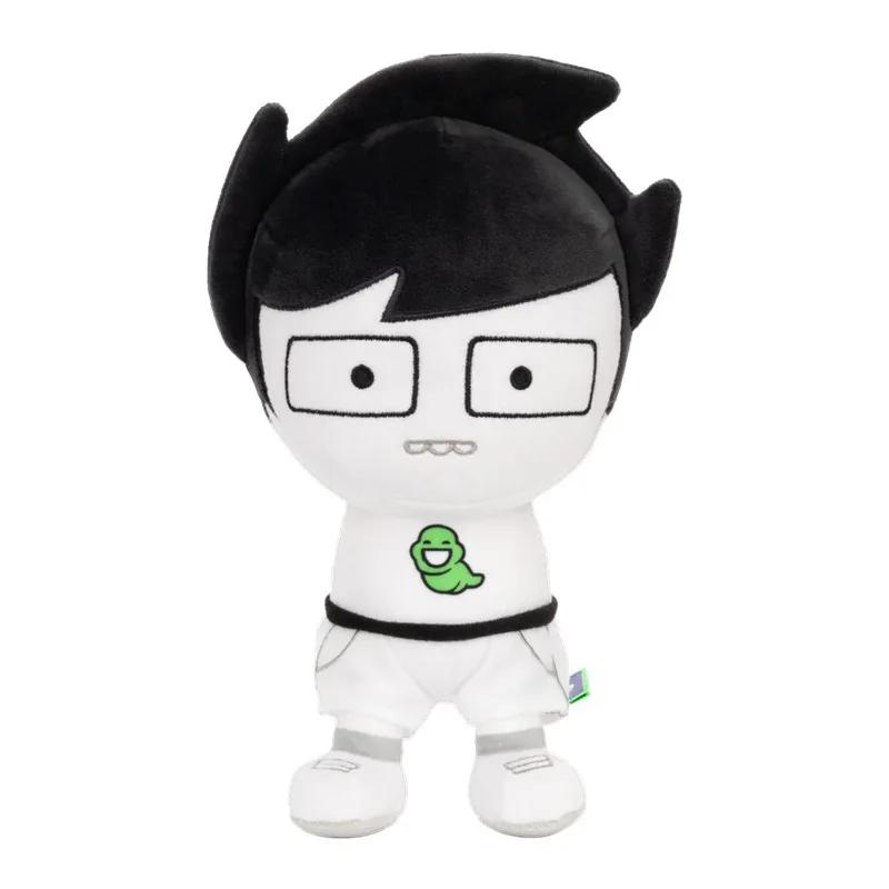 Homestuck Джон Эгберт Плюшевая игрушка Милый безрукий мальчик в белой одежде с черными волосами Мягкая кукла Подушка Игрушка для детей Подарки style B white Happy Camp