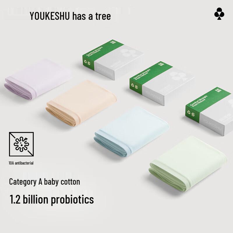 Youkeshu Пробиотическое Бесшовное Антибактериальное Женское Хлопковое Белье Класса А 2XL телесный/небесно-голубой JDST online