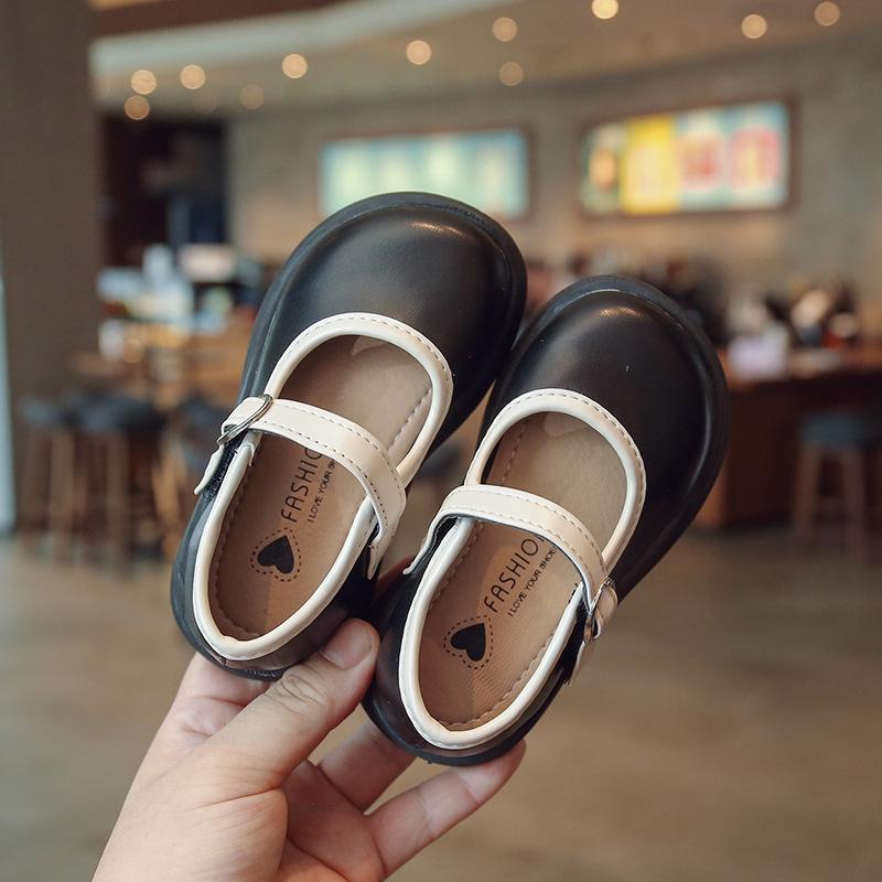 Туфли женские одинарные и детская кожаная обувь 21 gray Gtime Shoes