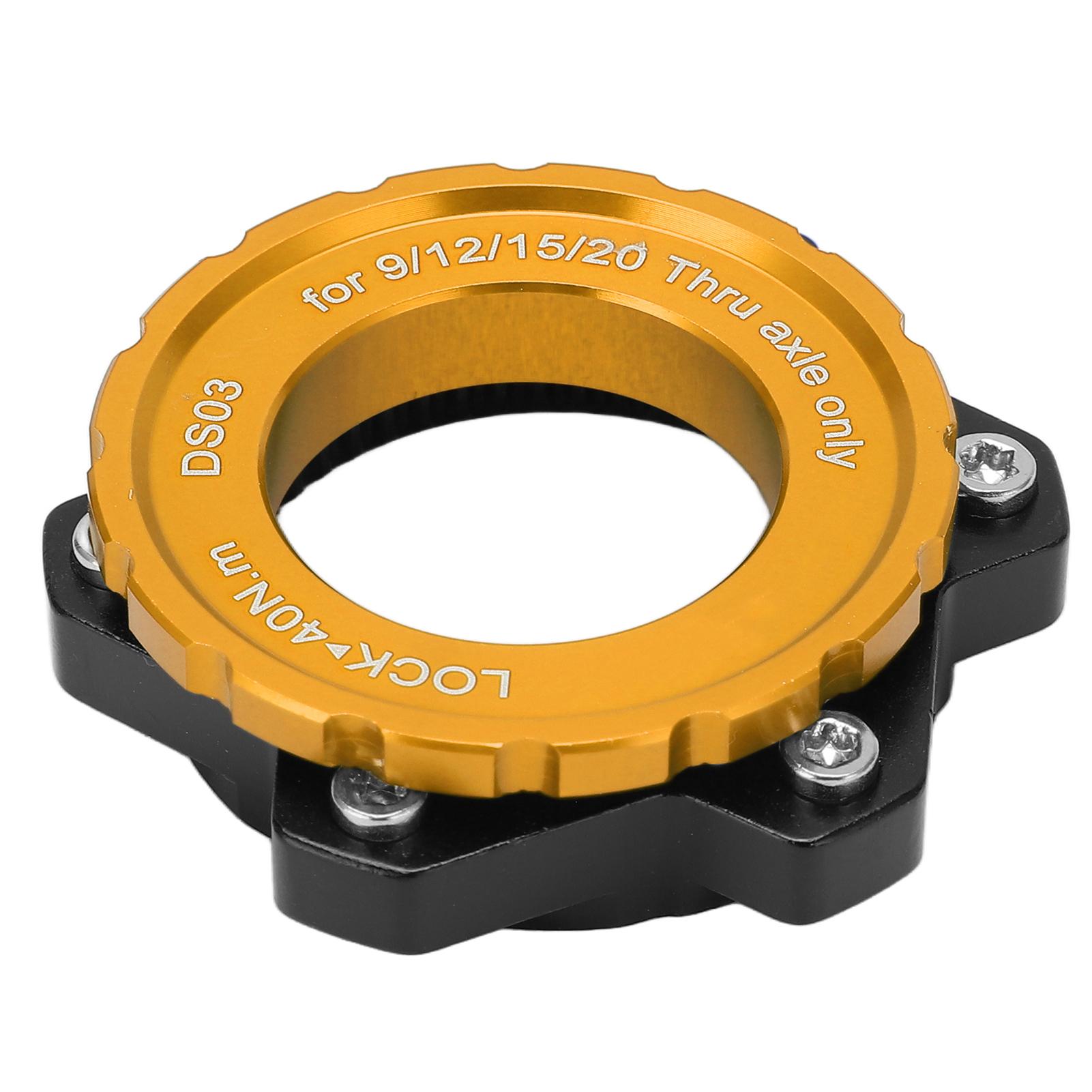 MEIJUN Адаптер крепления Centerlock к 6 болтам Локринг Адаптер ступицы оси из алюминиевого сплава для ступицы под ось Gold золотой KaiSai