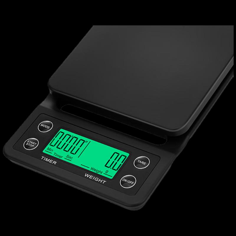 Цифровые весы для ручного капельного кофе и кухонные весы ZISIZ K07 black JDST online