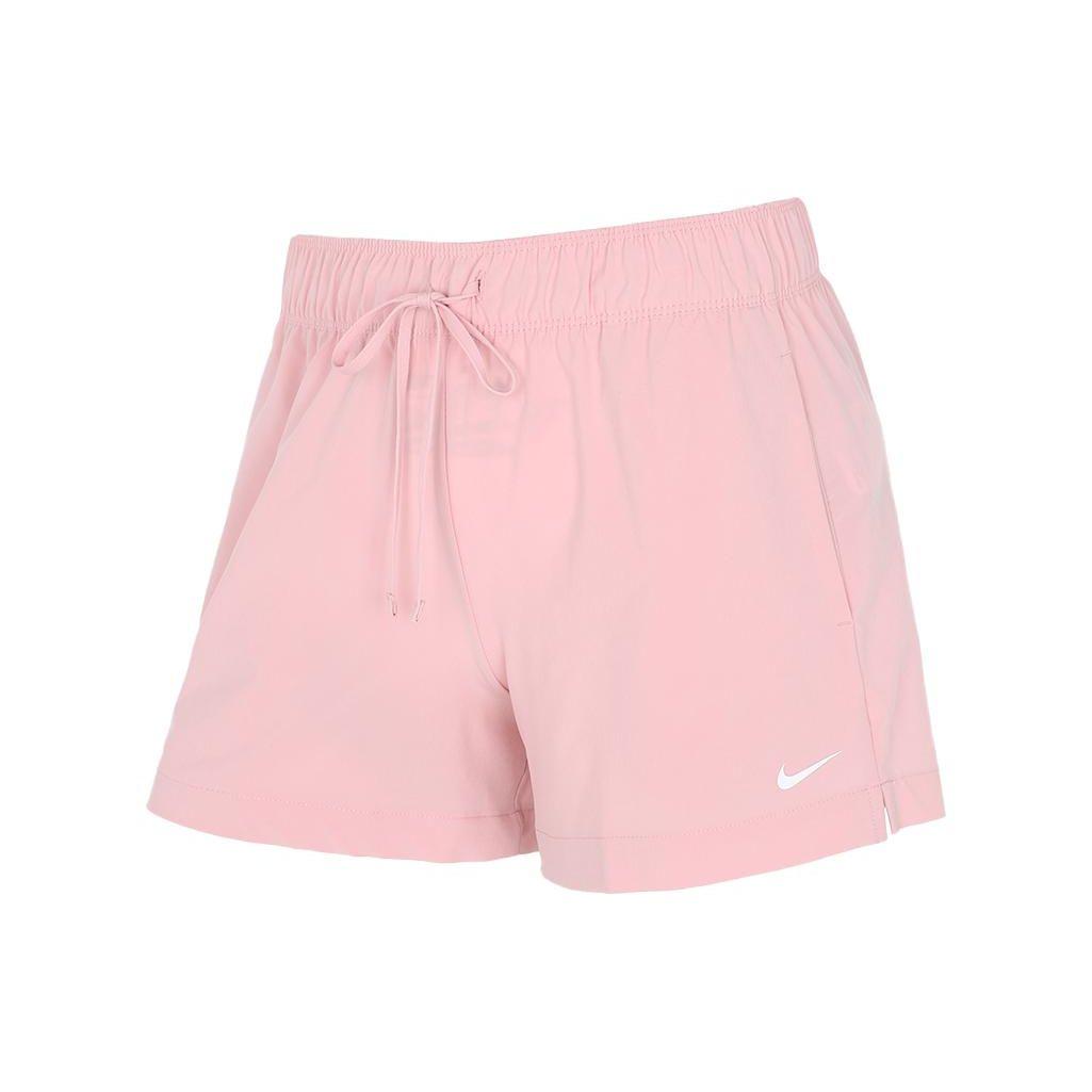 Nike Sports Lifestyle Series Logo Print Drawstring Breathable Shorts Women Shorts Pink DA0906-630 XL beige