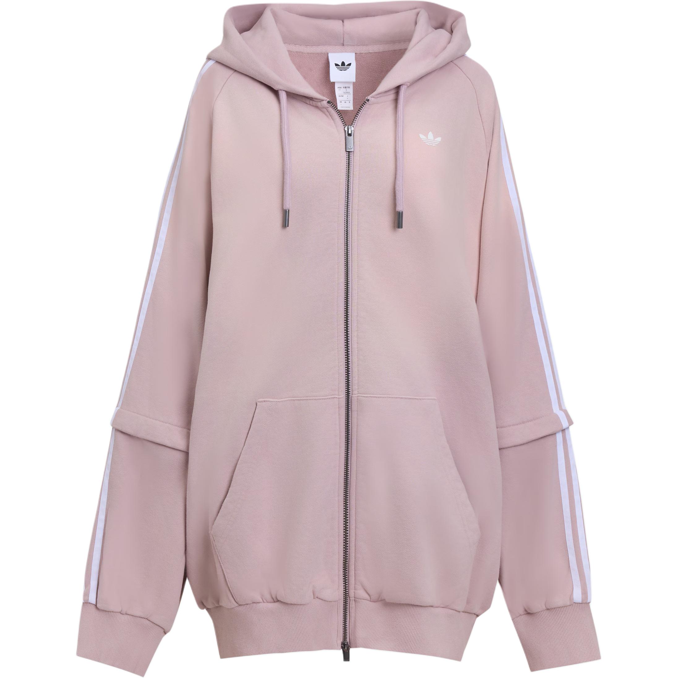 Adidas Originals Adilenium Ss25 Eamgeist Худи с капюшоном, вымытое, Женское худи KE9804 S white