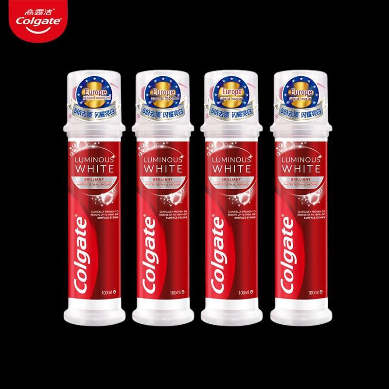 Colgate Европейская отбеливающая зубная паста-дозатор Radiant Whitening white JDST online