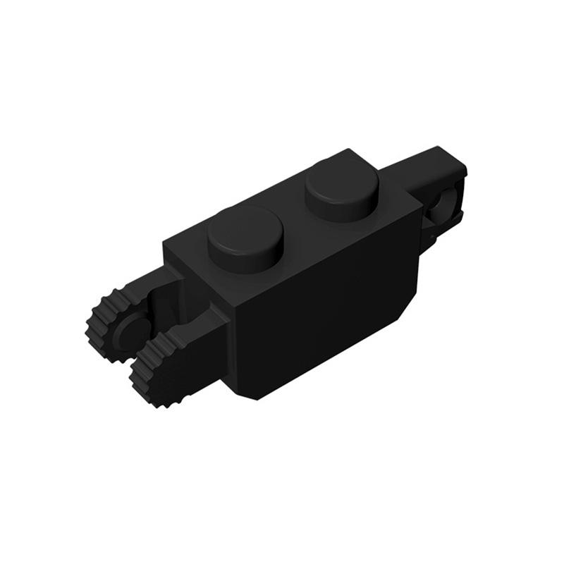 MOC 10 шт. 30386 Шарнир 1x2 Блоки для строительства с фиксатором и пальцевыми кирпичиками Частицы Головоломка Идеи Игрушки Детский День Рождения Подарки для Детей black Professional fishing
