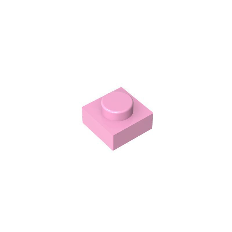 100 г/588 шт. 3024 Кирпичик 1x1 MOC Короткий с 1 отверстием Разные цвета Запасные части Совместимый с Кирпичиками DIY Детская игрушка Сборка Подарочная коробка 100g--588Pcs pink Professional fishing