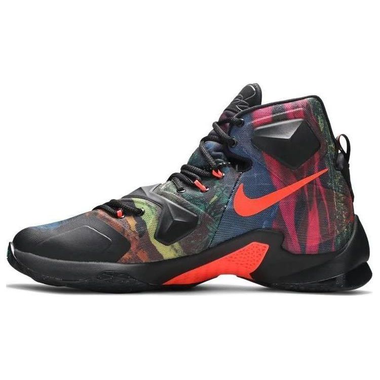 Детские кроссовки Nike LeBron 13 GS Black Black-Hyper-Orange-Blue-Lagoon 808709-008 38.5 black