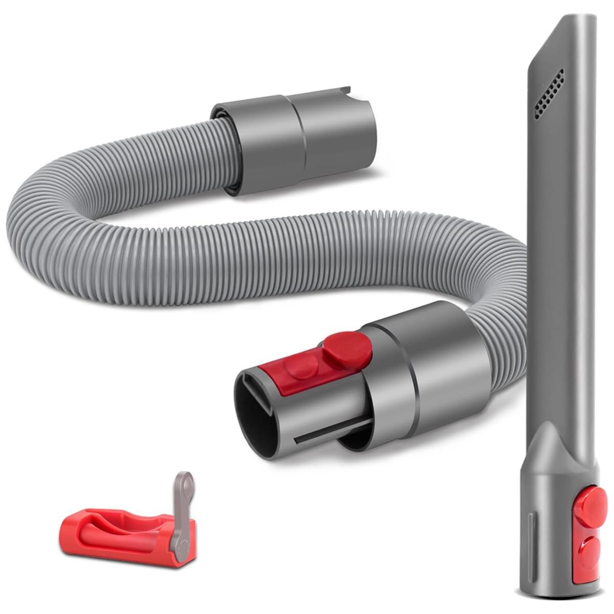 Щелевая насадка + гибкий удлинительный шланг для Dyson V15 V12 V8 V11 V10 V7 Absolute Detect, беспроводная насадка для пылесоса CHINA gray Elegant Living House