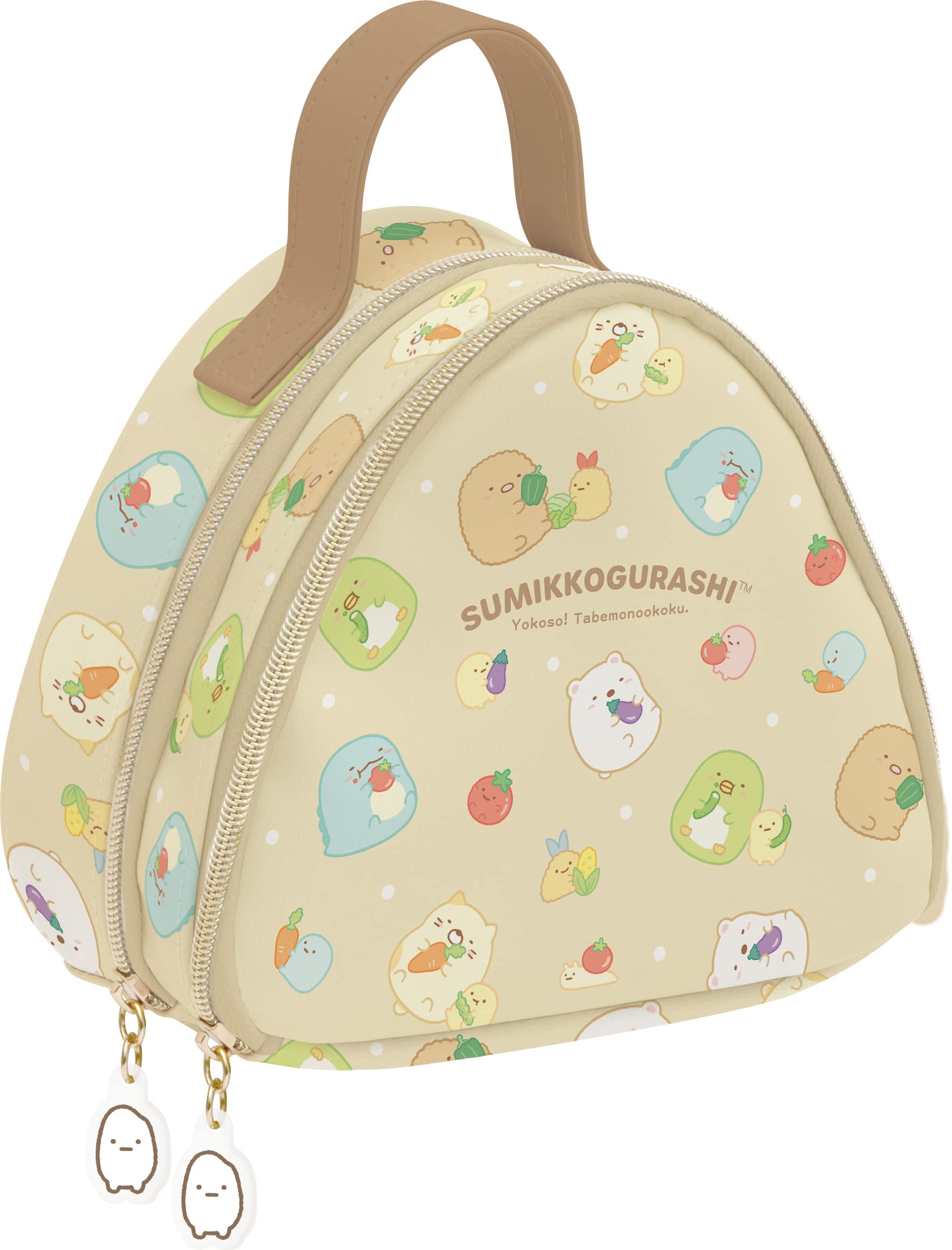 Прозрачный пищевой кошелек Sumikkogurashi CA36101 San-X  Добро пожаловать! Королевство beige