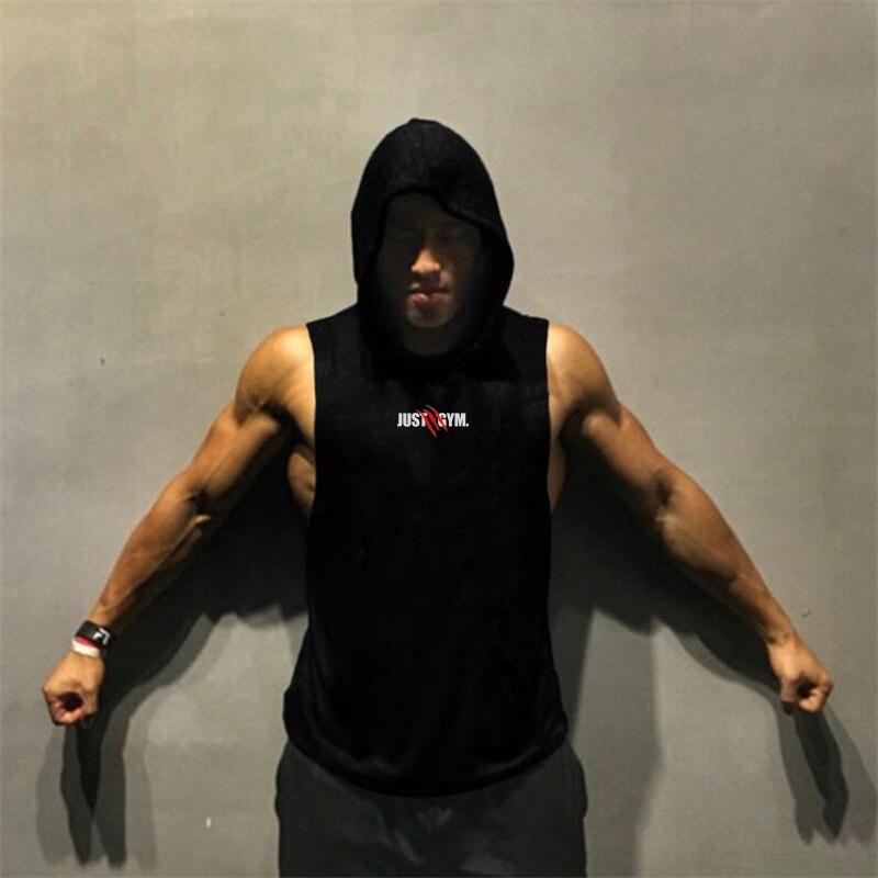 Muscleguys Летняя тонкая спортивная майка для фитнеса Мужская тренировочная баскетбольная рубашка без рукавов для спортзала M чёрный