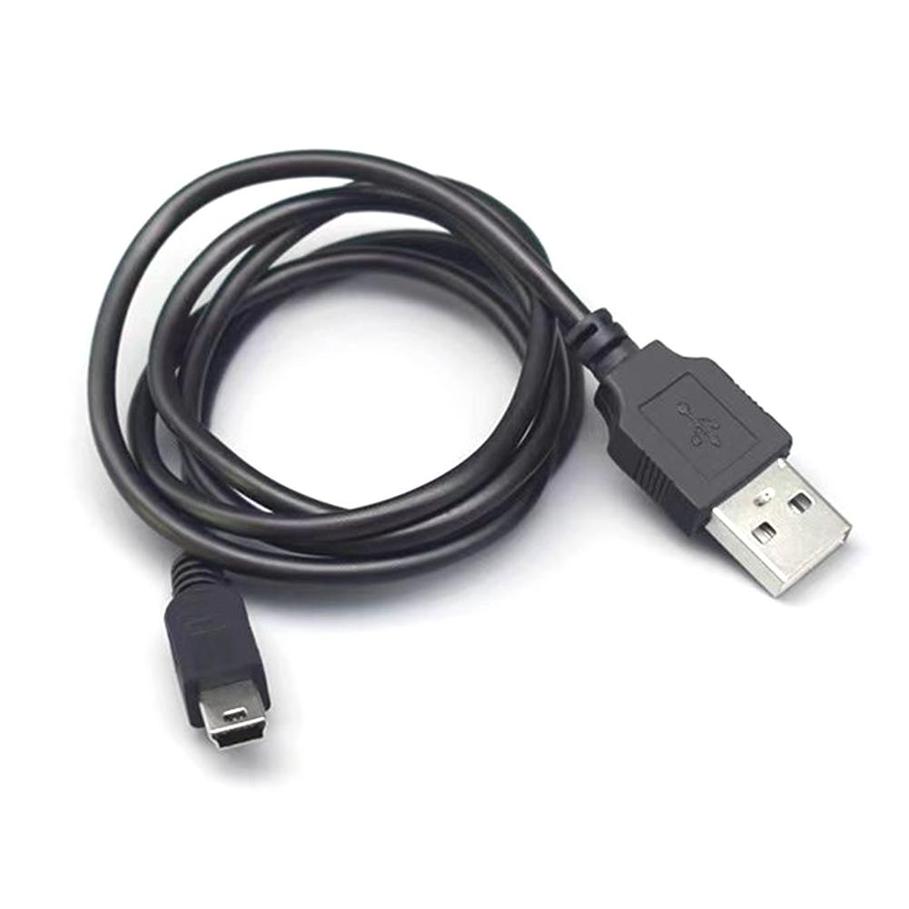 0,8/0,5 м USB-кабель V3 A Male to Mini B 5 Pin T Port MiniUSB для устройств MP3 MP4 Камера Мобильный телефон Жесткий диск Компьютер 0.5m 2core only charge black greenyard