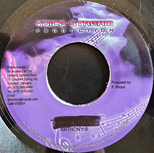 7-дюймовая пластинка ANTHONY B / ISHA BLENDER - Burning Fire / Lollipop НЕТ Voice Stream Pr 2005 Ямайка Регги, Ска и Даб Б/У RecordCityJP