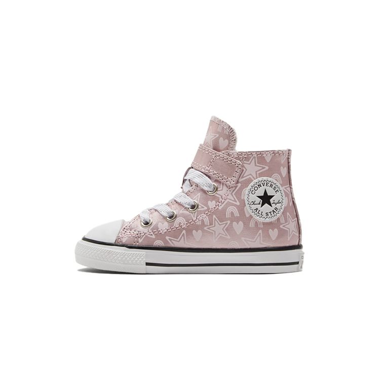 Кеды Converse Chuck Taylor All Star 1V High Top из парусины, детские кроссовки, розовые 772476C 22 gray