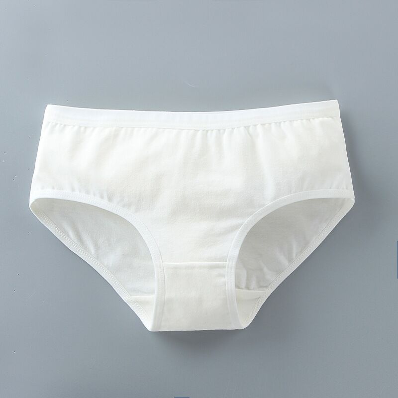 Подростковые трусики Подростковое нижнее белье Детские хлопковые брифы one size белый KaiTingu