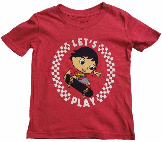 Ryan s World Red Titan Skateboarding Boys T-Shirt 2T 5T (Red) Unisex T-Shirt S red Curt3inSt8le