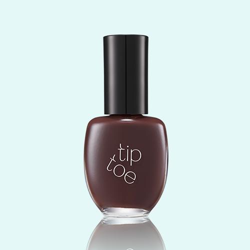Лак для ногтей Tiptoe Syrup & Paint & Shimmer 17 цветов 208 Coco black