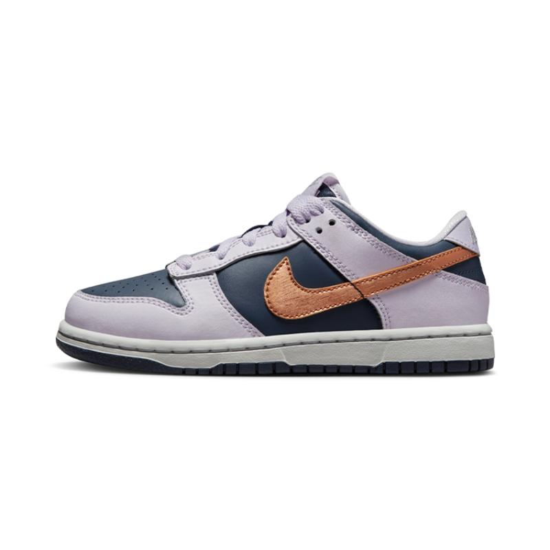 Кроссовки Nike Dunk Low SE с медным свушем для дошкольников DX1664-400 33.5 gray
