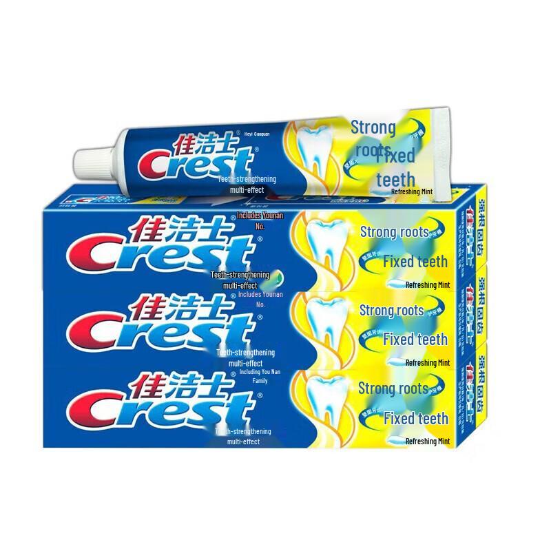 Зубная паста Crest для укрепления десен, 3 шт. yellow JDST SELECTION