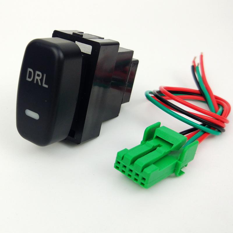 Светодиодный вентилятор DRL, противотуманная фара, передняя камера, регистратор, монитор, радар, датчик парковки, кнопка переключения для Mitsubishi ASX, сила ослепления Fog Light black JERTR Sto