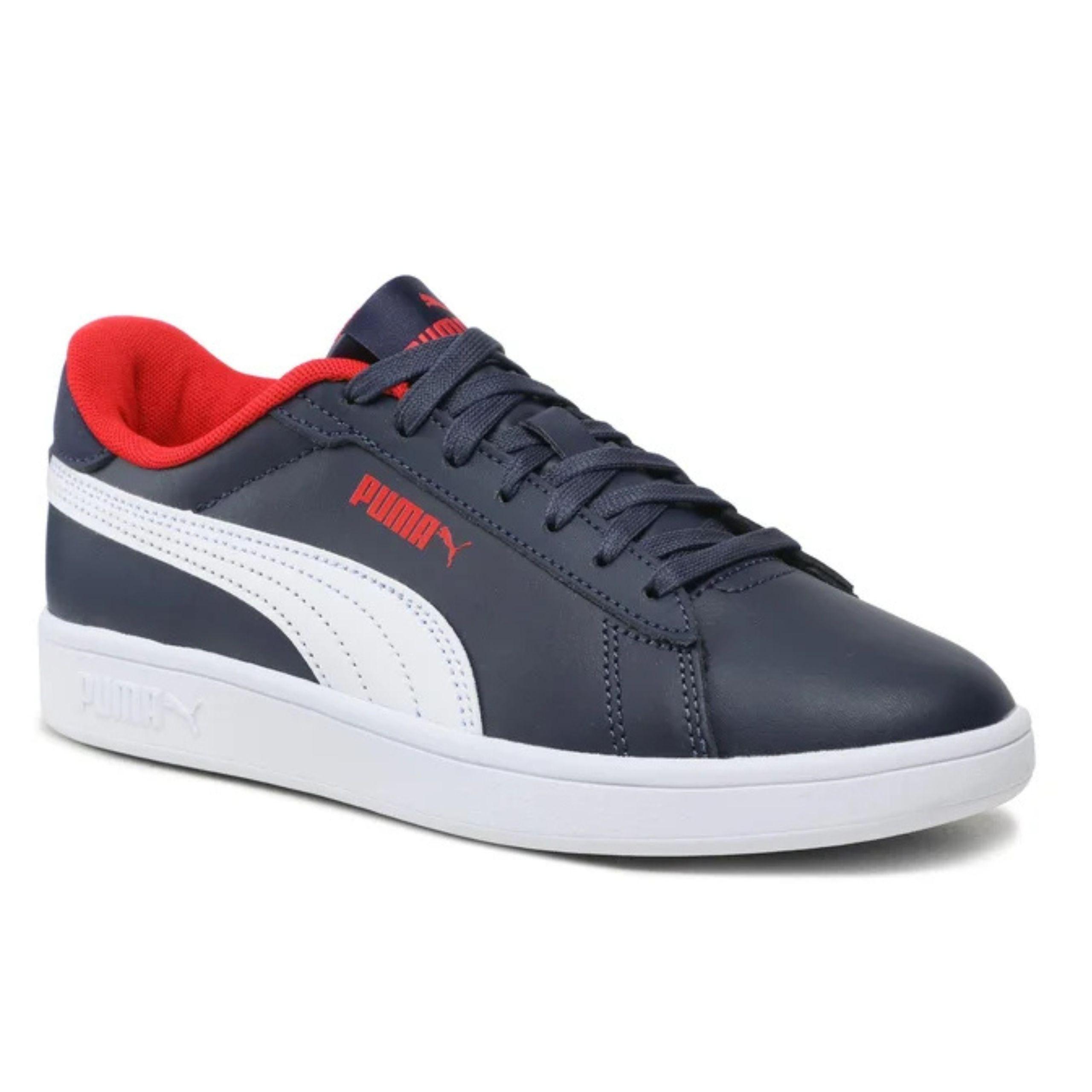 Детские спортивные кроссовки PUMA SMASH 3.0 L JR 39203104 - синие р. 38,5 синий
