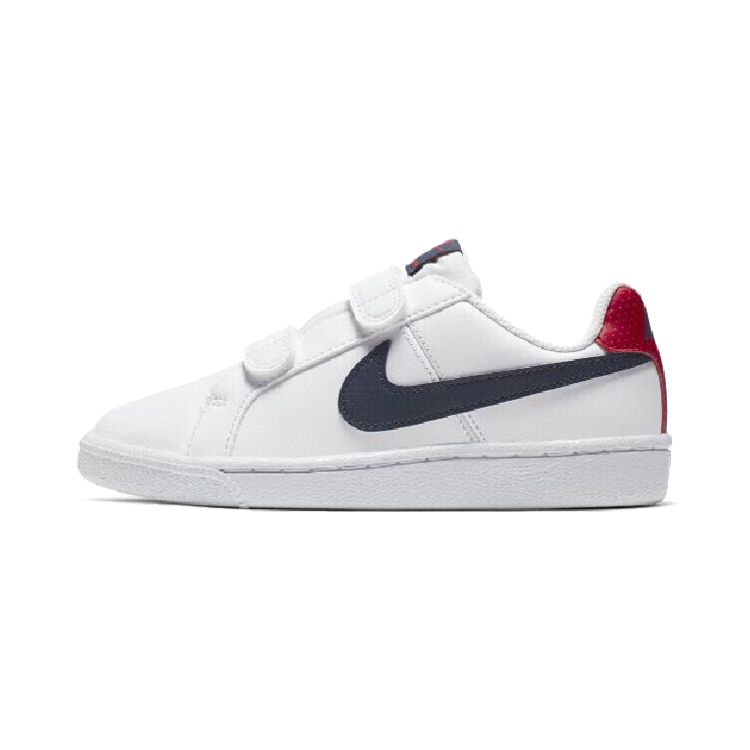 Кроссовки Nike Court Royale Низкие Детские Кроссовки Белый Синий Красный 833536-107 28 white