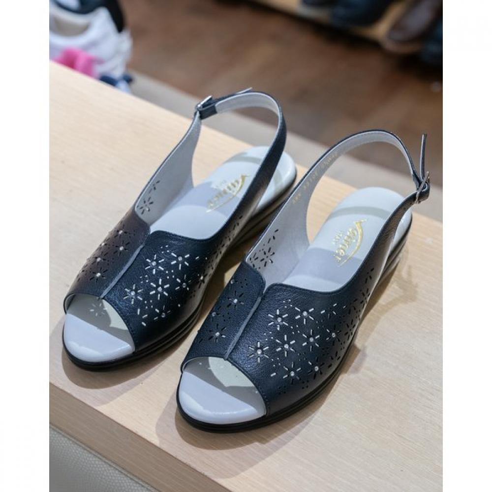 Vainer Women S Comfort SandalS Navy 310e 225 gray