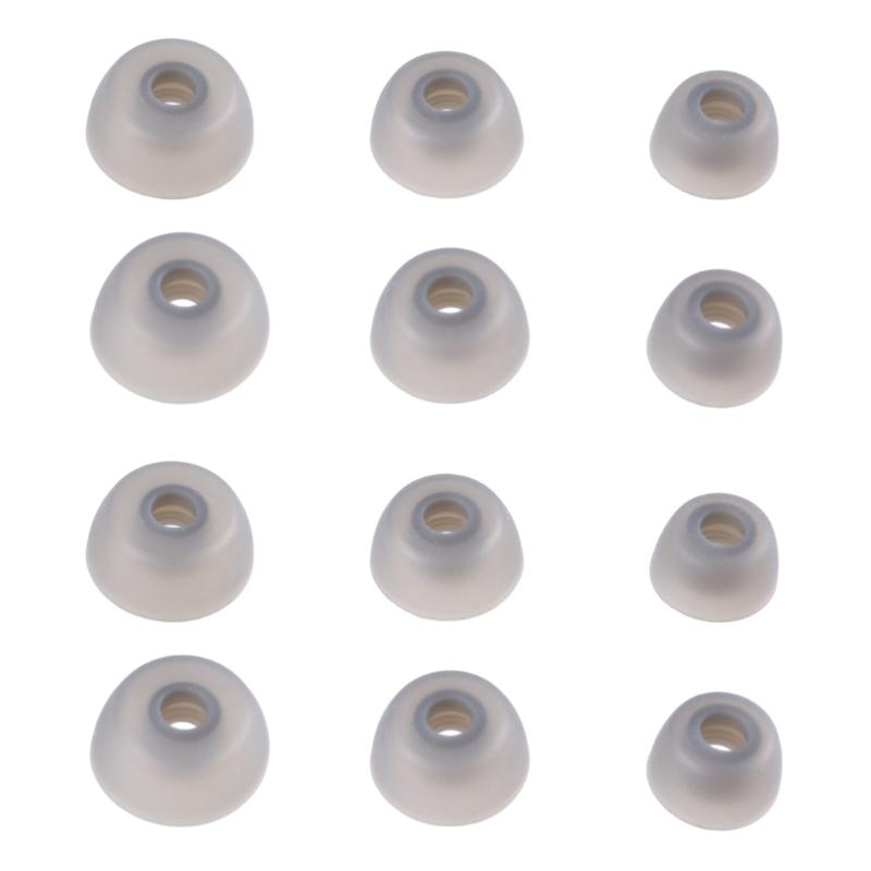 Мягкие силиконовые насадки для наушников-вкладышей для спортивных наушников 75t/65t, амбушюры 1 gray 666