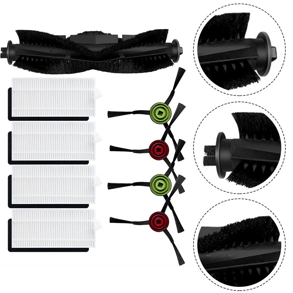Детали пылесоса Прочная и простая в использовании боковая щетка black Robot Sweeping Accessories